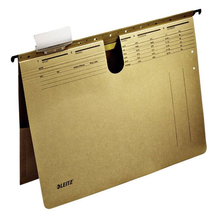EAN 4002432303588 - Leitz ALPHA archivador colgante Cartón A4 Marrón imagen 1