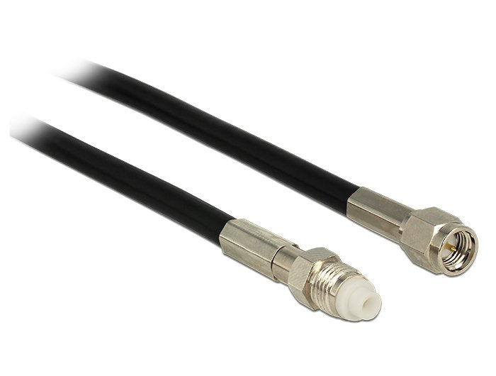 EAN 4043619124510 - DeLOCK 12451 cable coaxial RG-58 10 m SMA FME Negro imagen 1