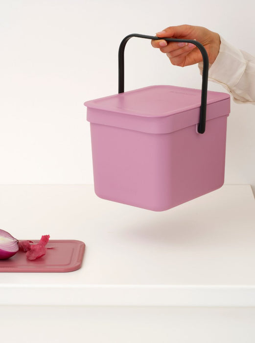 EAN 8710755255441 - Brabantia Sort & Go 6 L Rectangular Plástico reciclado Rosa imagen 3