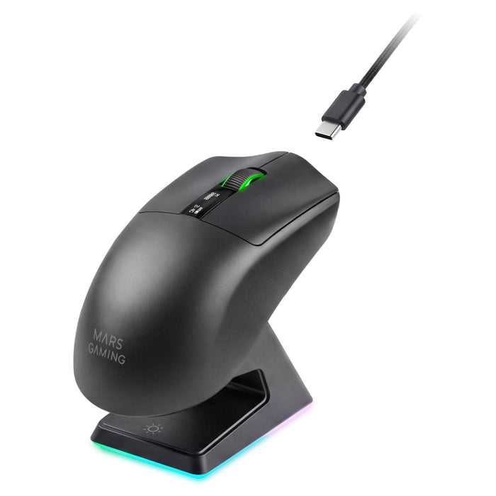EAN 8435693114277 - Mars Gaming MMWELITE ratón Juego mano derecha Bluetooth Óptico 20000 DPI imagen 6