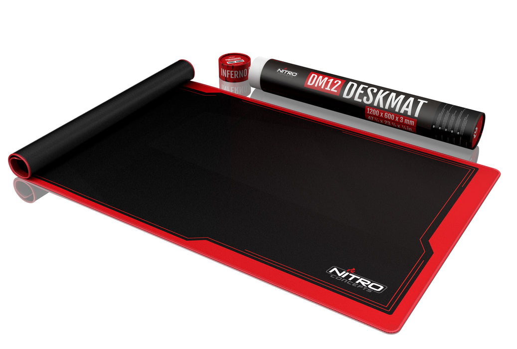 EAN 4251442502584 - Nitro Concepts DM12 Alfombrilla de ratón para juegos Negro, Rojo imagen 1