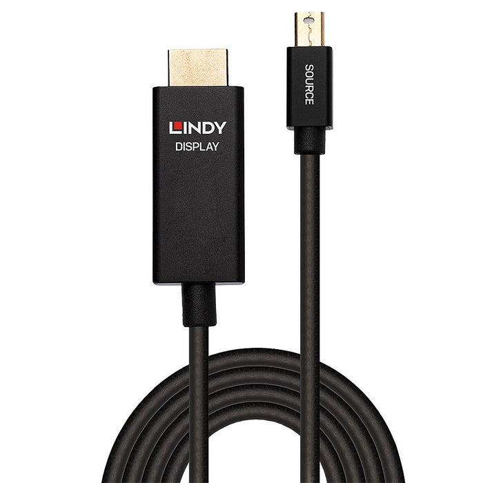 EAN 4002888409223 - Lindy 40922 adaptador de cable de vídeo 2 m Mini DisplayPort HDMI tipo A (Estándar) Negro imagen 2