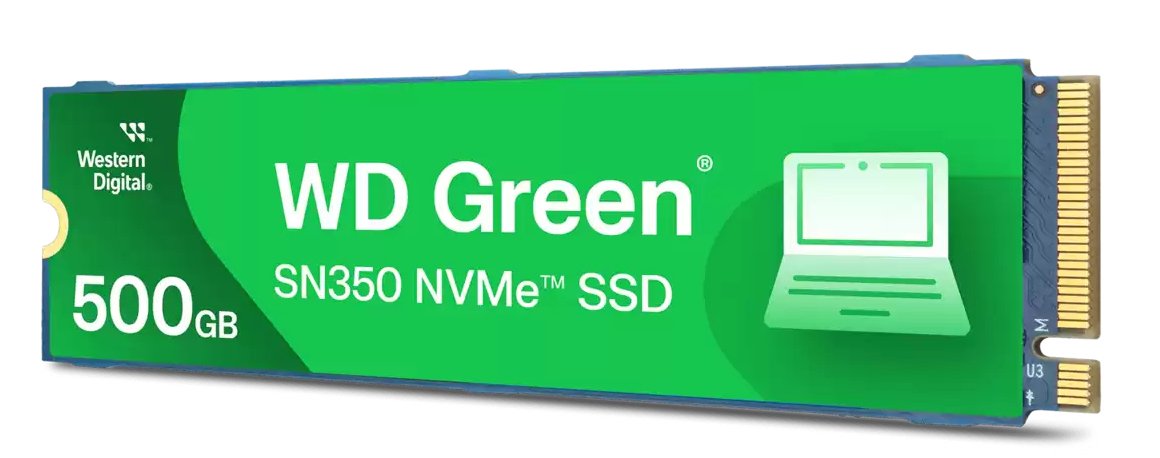 EAN 0718037880099 - Western Digital Green SN350 500 GB M.2 PCI Express 3.0 NVMe TLC imagen 1