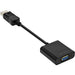 EAN 4043718285167 - InLine 17197B adaptador de cable de vídeo 0,15 m VGA (D-Sub) DisplayPort Negro imagen 3