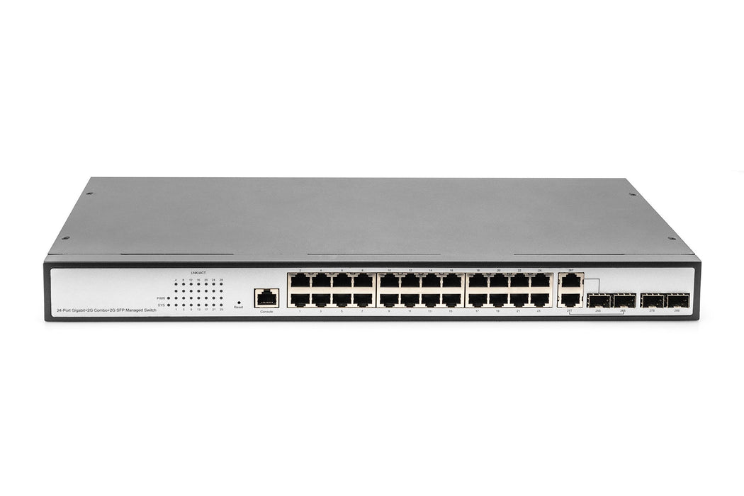 EAN 4016032467687 - Digitus DN-80221-3 switch Gestionado L2 Gigabit Ethernet (10/100/1000) Negro, Gris imagen 2