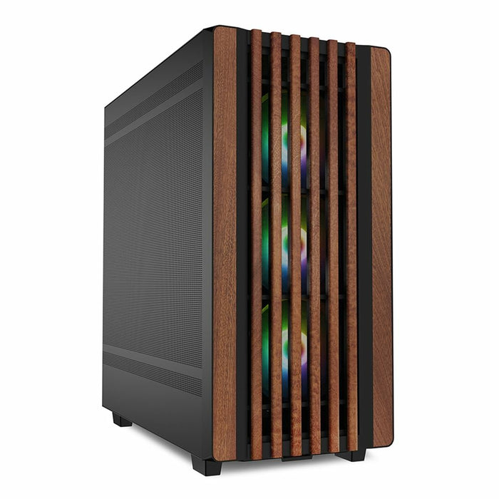 EAN 4044951040179 - Sharkoon REBEL C70M RGB Full Tower Negro, Madera imagen 10