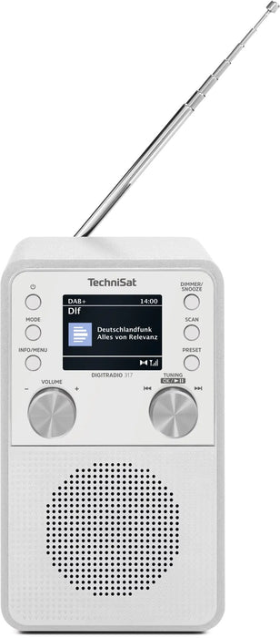 EAN 4019588139992 - TechniSat DigitRadio 317 Portátil Analógico y digital Blanco imagen 2