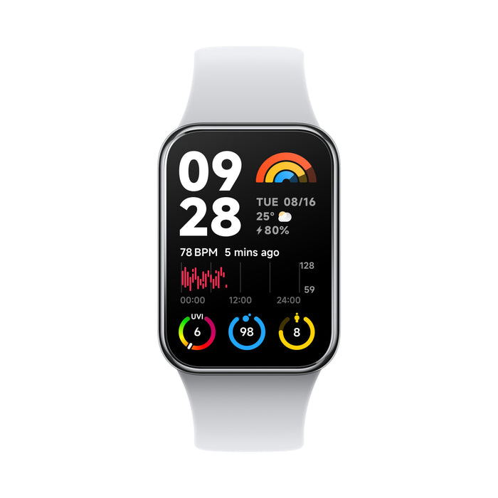EAN 6941812763186 - Xiaomi Smart Band 8 Pro AMOLED Pulsera de actividad 4,42 cm (1.74") Gris claro imagen 1