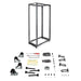 EAN 0065030855211 - StarTech.com 4POSTRACK42 armario rack Rack o bastidor independiente Negro imagen 7