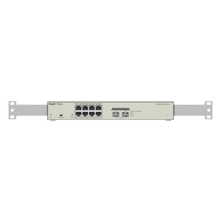 Switch Gestionable L2 Ruijie Rg-Nbs3100-8gt2sfp-P-V2 8xrj45 Gb 2xsfp Ge 8xpoe 125w Gestion Nube