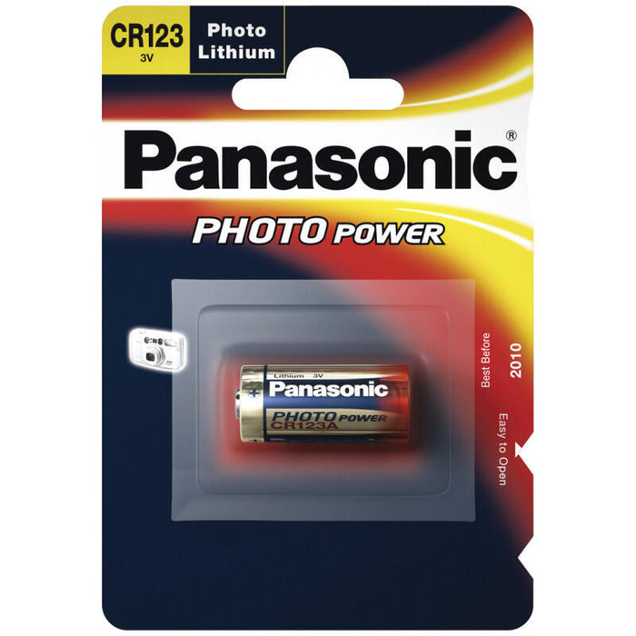 100 Baterías Panasonic Photo Cr-123 A Litio 100x1pcs