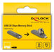 EAN 4043619540136 - DeLOCK 54013 unidad flash USB 512 GB USB Tipo C Gris imagen 6