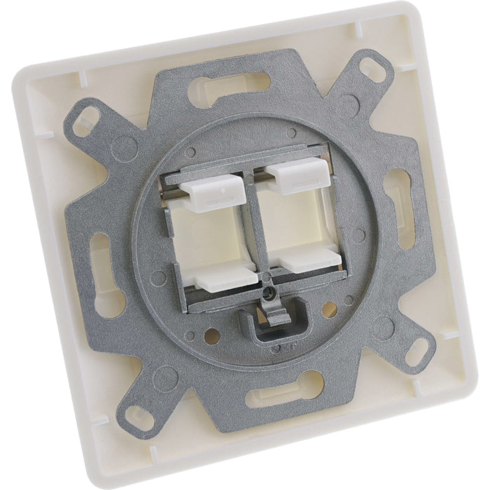 EAN 4043718312566 - InLine 76202Z caja de tomacorriente 2 x RJ-45 Blanco imagen 2
