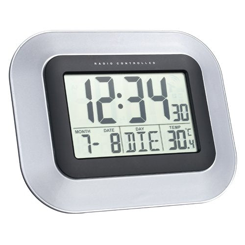 EAN 4029665080055 - Technoline WS 8005 despertador Reloj despertador digital Negro, Plata imagen 1