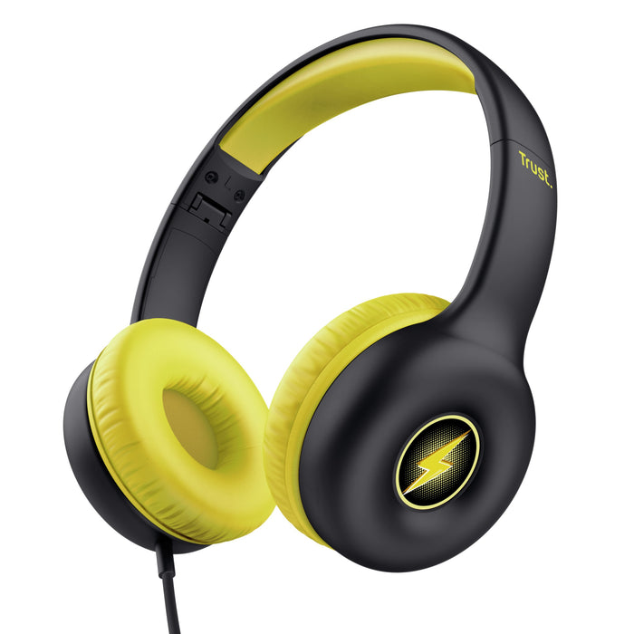 EAN 8713439254068 - Trust Nouna Auriculares Alámbrico Diadema Llamadas/Música Negro, Amarillo imagen 1