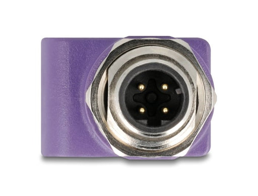 EAN 4043619606696 - DeLOCK 60669 cambiador de género para cable M12 RJ45 Violeta imagen 2