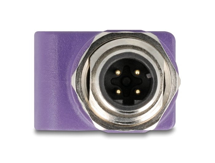 EAN 4043619606696 - DeLOCK 60669 cambiador de género para cable M12 RJ45 Violeta imagen 2