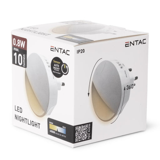 EAN 5999097995908 - Entac ENL-0.8W-CDS luz nocturna Luz de noche con enchufe o Luz quitamiedos con enchufe imagen 2