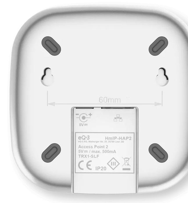 EAN 4047976613144 - Homematic IP Access Point 2 receptor smart home RF 868.0 - 868.6 MHz Blanco imagen 9