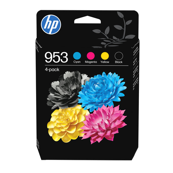 EAN 0199764688682 - HP 953 4-Pack CMYK(4) Original Ink Cartridge Combo cartucho de tinta 4 pieza(s) Rendimiento estándar Negr imagen 1