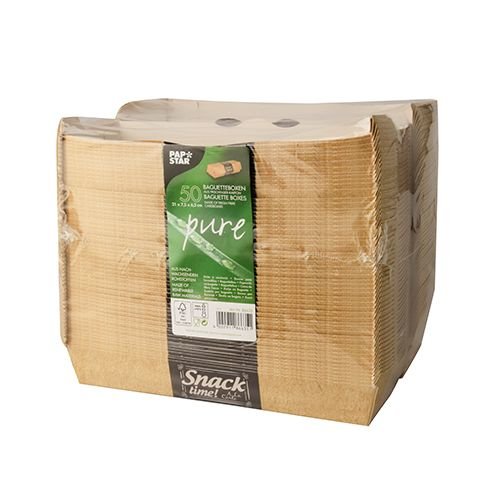 EAN 4002911866351 - Papstar 86635 contenedor desechable para comida Cartón Beige imagen 2
