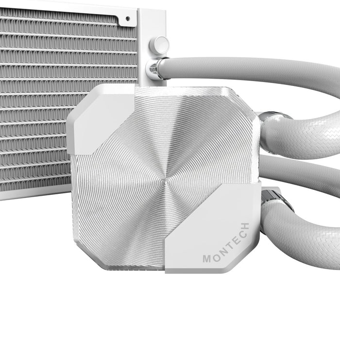 EAN 4710562744866 - Montech HyperFlow Silent 240 Procesador Sistema de refrigeración líquida todo en uno 12 cm Blanco 1 pieza imagen 5