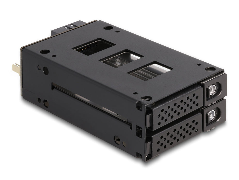 EAN 4043619470112 - DeLOCK 47011 panel bahía disco duro 2x 2,5" Bandeja para disco duro Negro imagen 2