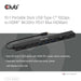 EAN 8719214473389 - CLUB3D CSV-2550 base para portátil y replicador de puertos Alámbrico USB Tipo C Negro imagen 13
