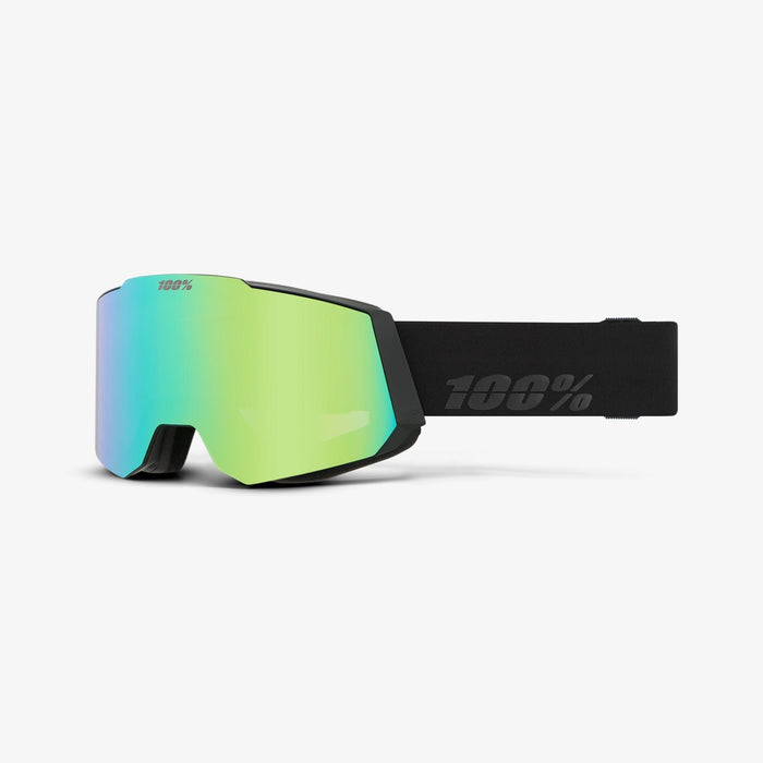 EAN 196261024388 - 100% SNOWCRAFT Goggle gafas de esquí Negro Unisex Verde, Espejo, Turquesa Lente cilíndrica (plana) imagen 1