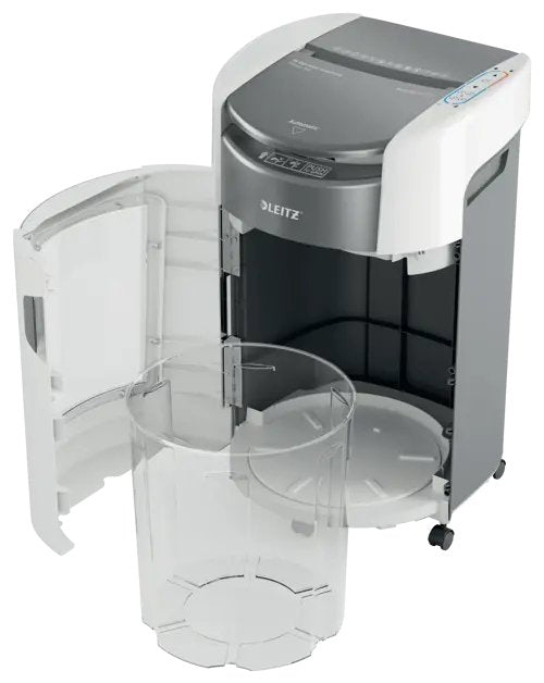 EAN 4002432143306 - Leitz IQ OptiMax Autofeed Office 300 P5 triturador de papel Microcorte 55 dB 22,5 cm Blanco imagen 14