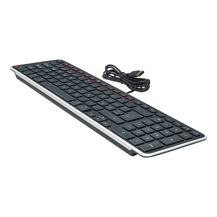 EAN 0743870006856 - Contour Design Balance teclado Oficina RF inalámbrica + USB QWERTZ Alemán Negro imagen 4