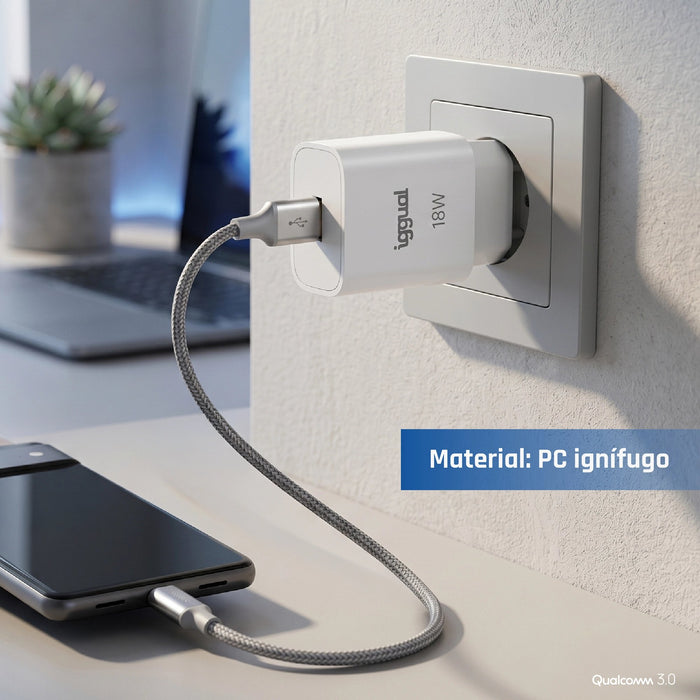 EAN 8435364317174 - iggual IGG317174 cargador de dispositivo móvil Universal Blanco USB Interior imagen 8