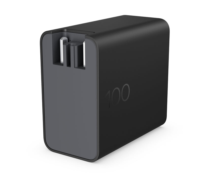EAN 0199764412355 - HP 100W GaN Wall Charger adaptador e inversor de corriente Interior Negro imagen 5
