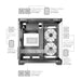 EAN 8435693114444 - Mars Gaming MCVIEW3W carcasa de ordenador Mini Tower Blanco imagen 6