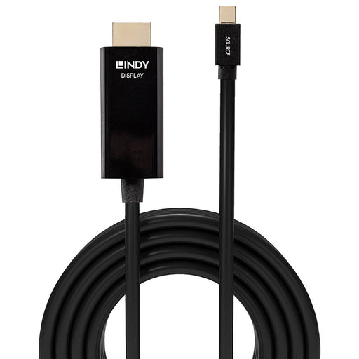 EAN 4002888369282 - Lindy 36928 adaptador de cable de vídeo 3 m Mini DisplayPort HDMI tipo A (Estándar) Negro imagen 2