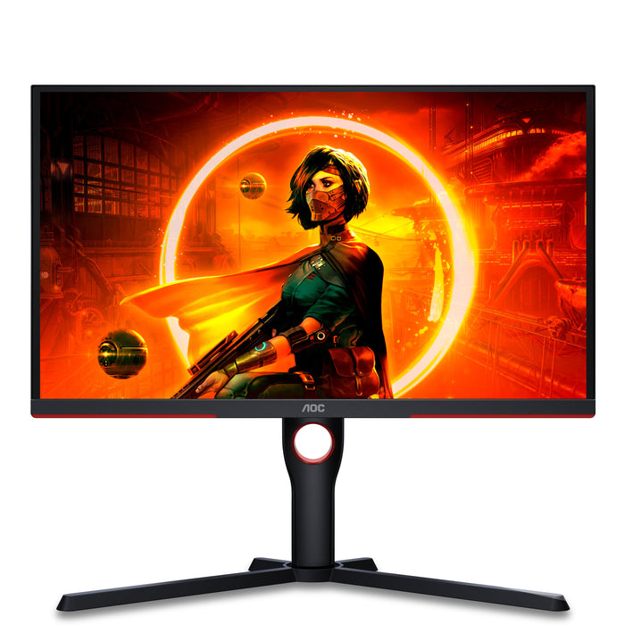 EAN 4038986140911 - AOC G3 25G3ZM/BK pantalla para PC 62,2 cm (24.5") 1920 x 1080 Pixeles Full HD Negro, Rojo imagen 2