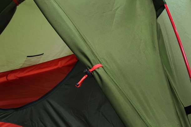 EAN 4001690101950 - High Peak Woodpecker 3 3 personas(s) Verde, Rojo Tienda de cúpula/iglú imagen 8
