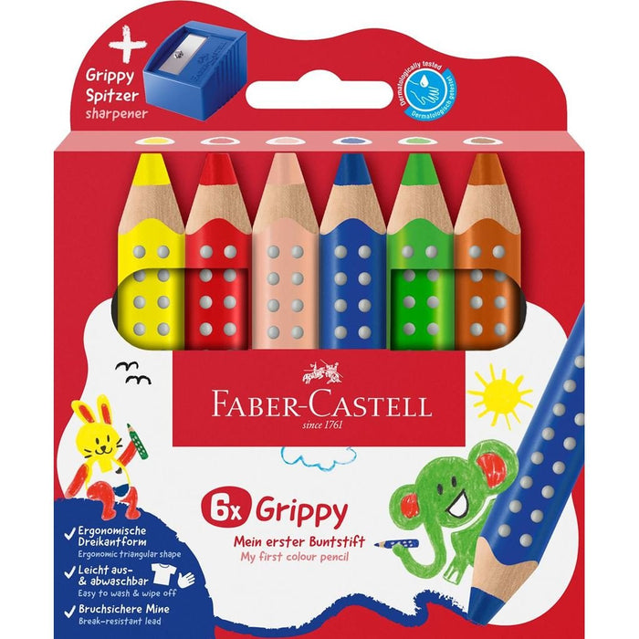 EAN 4005401106357 - Faber-Castell 110635 lápiz de color Azul, Verde, Naranja, Rosa, Rojo, Amarillo 6 pieza(s) imagen 1