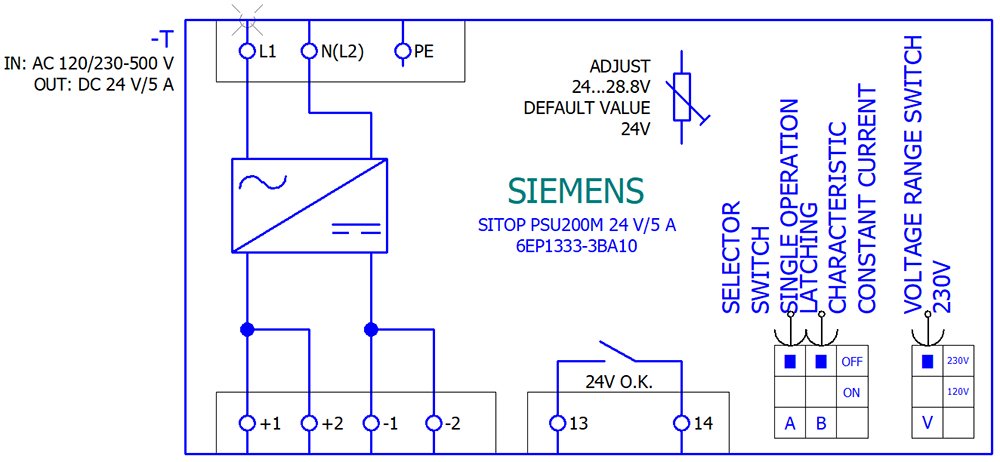 EAN 4025515152873 - Siemens 6EP1333-3BA10 adaptador e inversor de corriente Interior Multicolor imagen 3