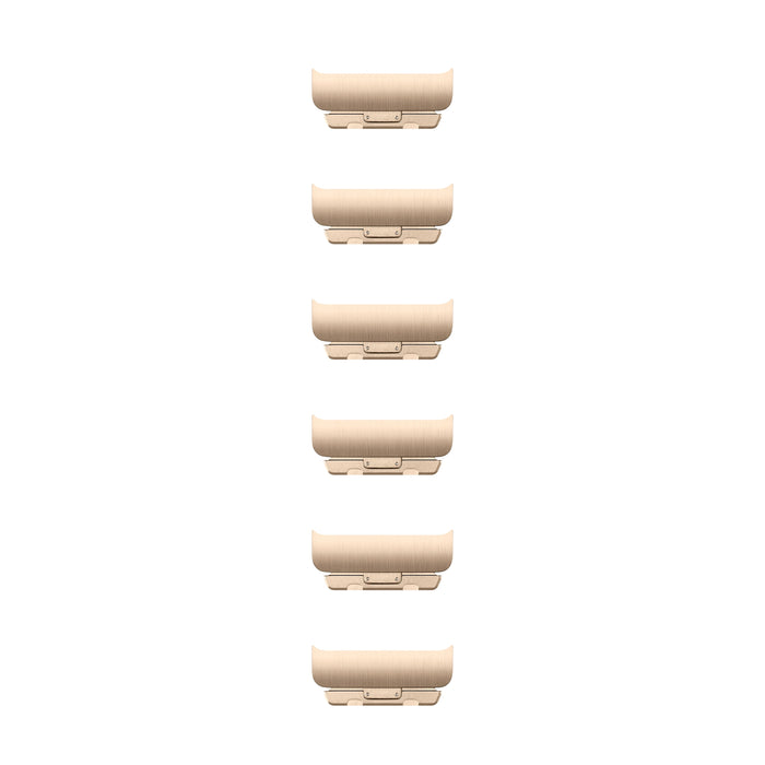 EAN 0195949658303 - Apple MXMJ3ZM/A Accesorios para dispositivos vestibles inteligentes Band extension Oro Acero inoxidable imagen 1