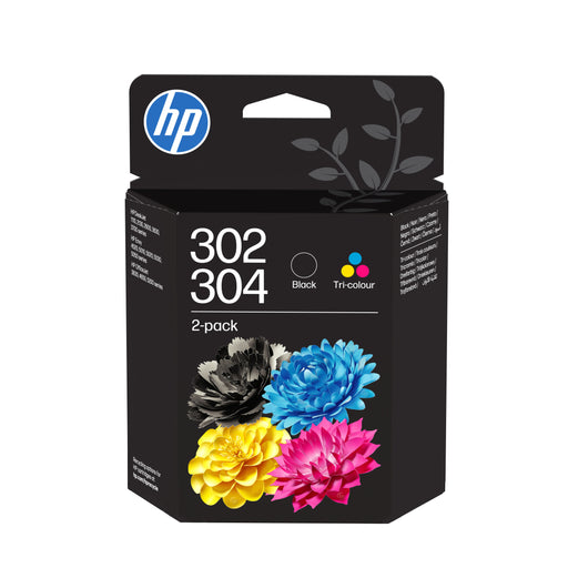 EAN 0199764139733 - HP 302/304 Tri-color/Black Ink Crtg 2-Pk cartucho de tinta 2 pieza(s) Original Rendimiento estándar Negro imagen 1