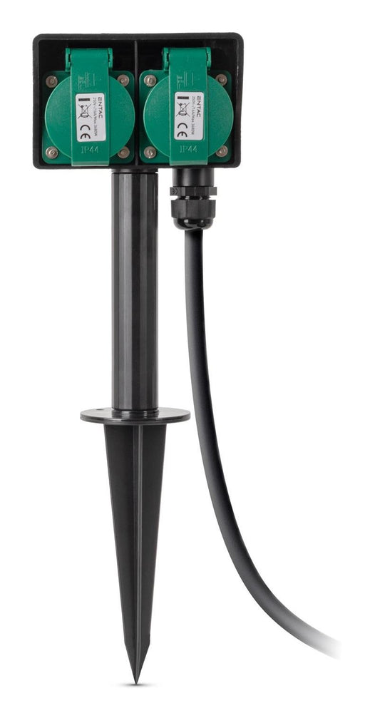 EAN 5999097987781 - Entac ESE1.5G2-5-IP44S base múltiple 5 m 2 salidas AC Exterior Negro, Verde imagen 1