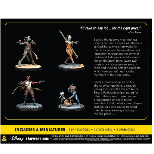 EAN 0841333122577 - Asmodee Star Wars: Shatterpoint - Fistful of Credits: Cad Bane Squad Pack Figura imagen 2