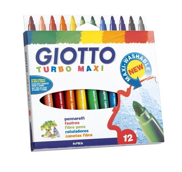 EAN 8000825493058 - Giotto Turbo Maxi rotulador Naranja 12 pieza(s) imagen 1