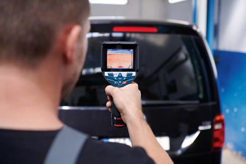 EAN 3165140975964 - Bosch GTC 600 C Noise equivalent temperature difference (NETD) IR Negro, Azul 256 x 192 Pixeles Pantalla  imagen 8