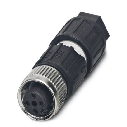 EAN 4017918925178 - Phoenix Contact 1641688 conector M12 Negro, Acero inoxidable imagen 1
