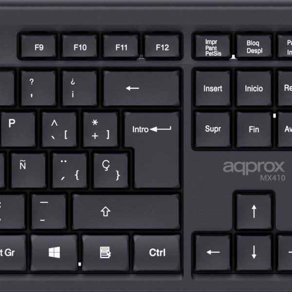 EAN 8435099535270 - Approx APPMX410 teclado Ratón incluido Hogar RF inalámbrico QWERTY Español Negro imagen 5