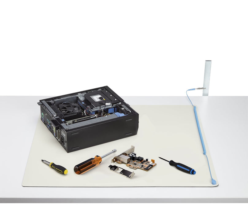 EAN 0065030894708 - StarTech.com SM-ANTI-STATIC-MAT alfombrilla antiestática Beige, Negro Cloruro de polivinilo (PVC) 1 pieza imagen 6