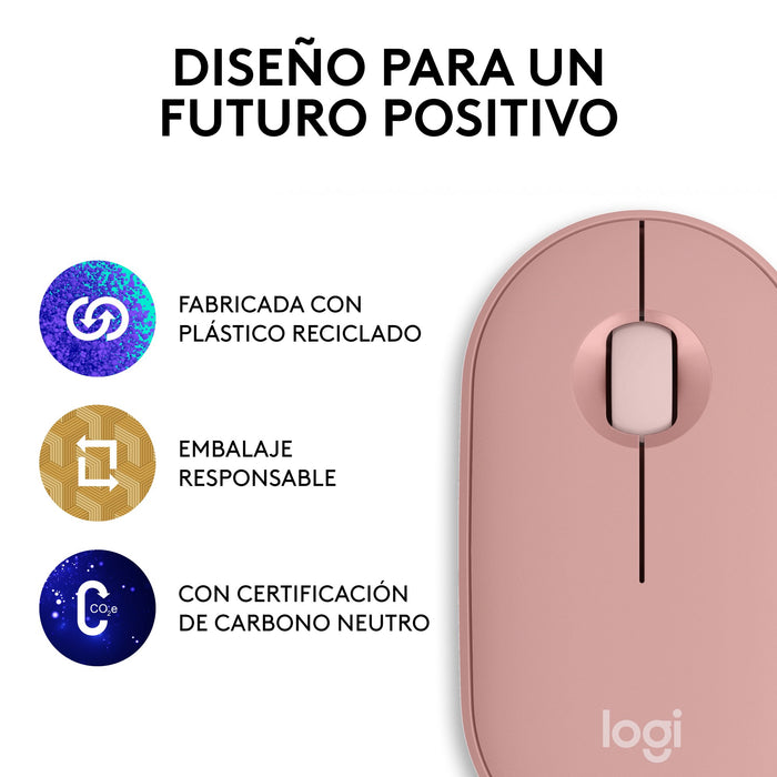 EAN 5099206110410 - Logitech 910-007014 ratón Viajes Ambidextro RF Wireless + Bluetooth Óptico 4000 DPI imagen 19