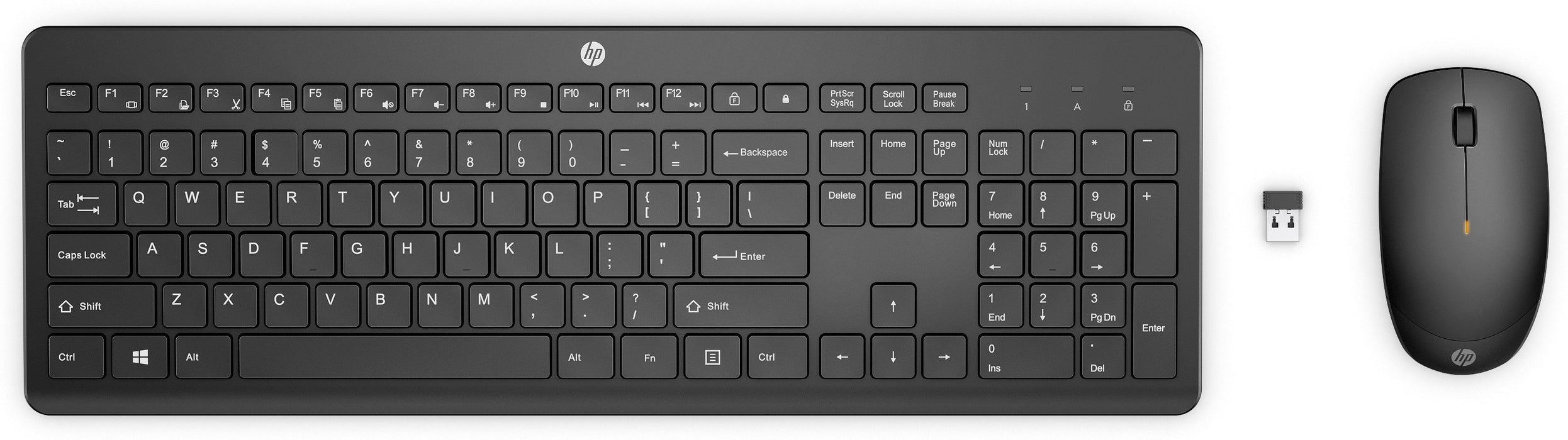 EAN 5715063756638 - HP 235 WIRELESS MOUSE KB COMBO-BELG teclado Ratón incluido Oficina RF inalámbrico Negro imagen 1